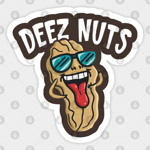 the laugh of nuts Sticker by Aldrvnd